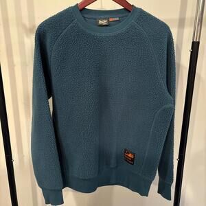 Howler Brothers Fleece Crew Teal Sherpa Sweater Men’s Small